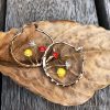 Three Mushroom Necklace Earrings