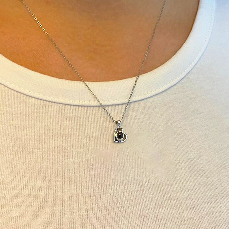 Custom Projection Photo Necklace