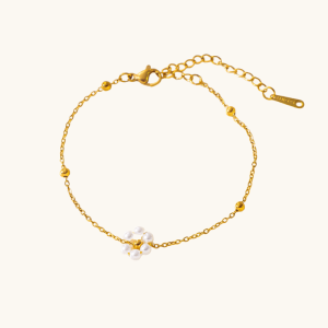 flower pearl bracelet