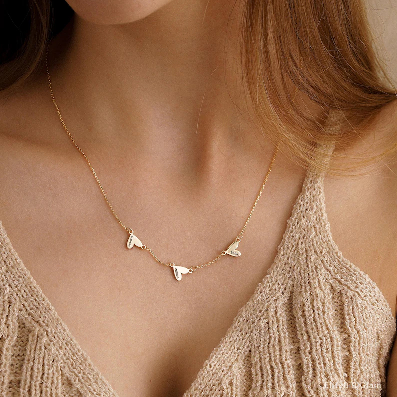 heart charm necklace