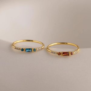 baguette diamond engagement ring