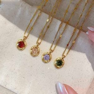 Evermore Birthstone Necklace